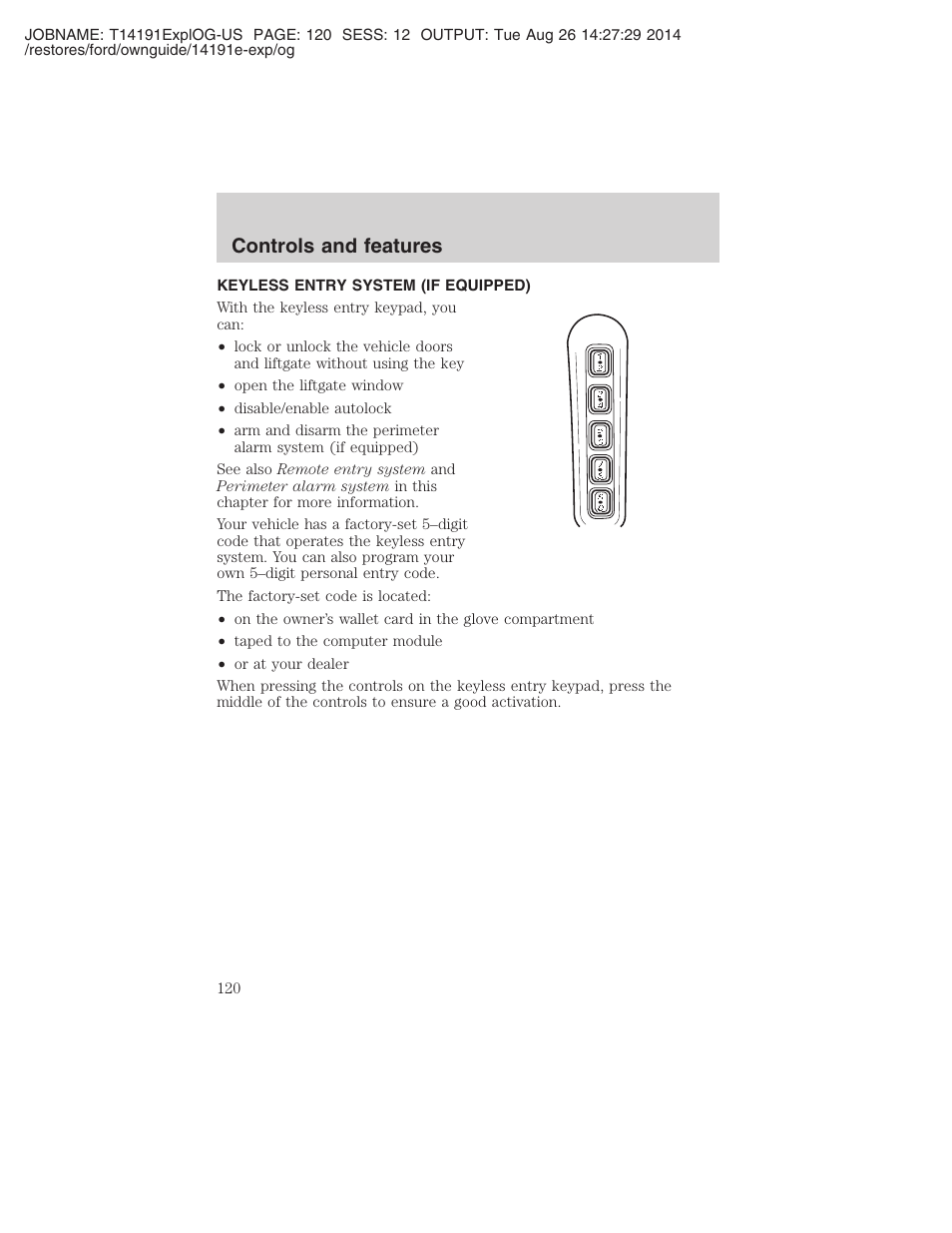 Controls and features | FORD 2002 Explorer v.2 User Manual | Page 120 / 328