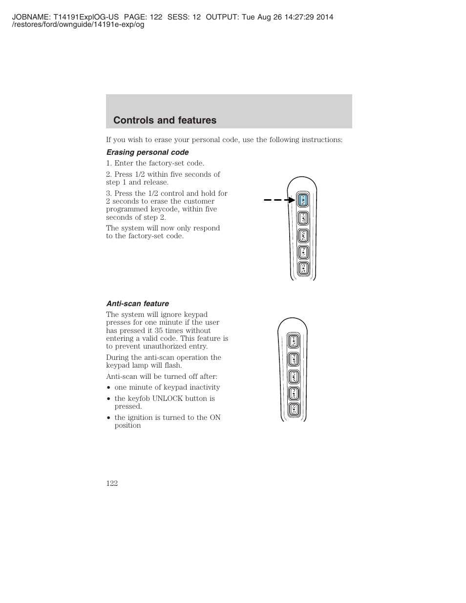Controls and features | FORD 2002 Explorer v.2 User Manual | Page 122 / 328