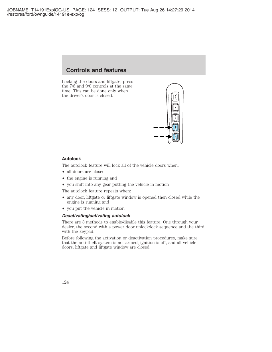 Controls and features | FORD 2002 Explorer v.2 User Manual | Page 124 / 328