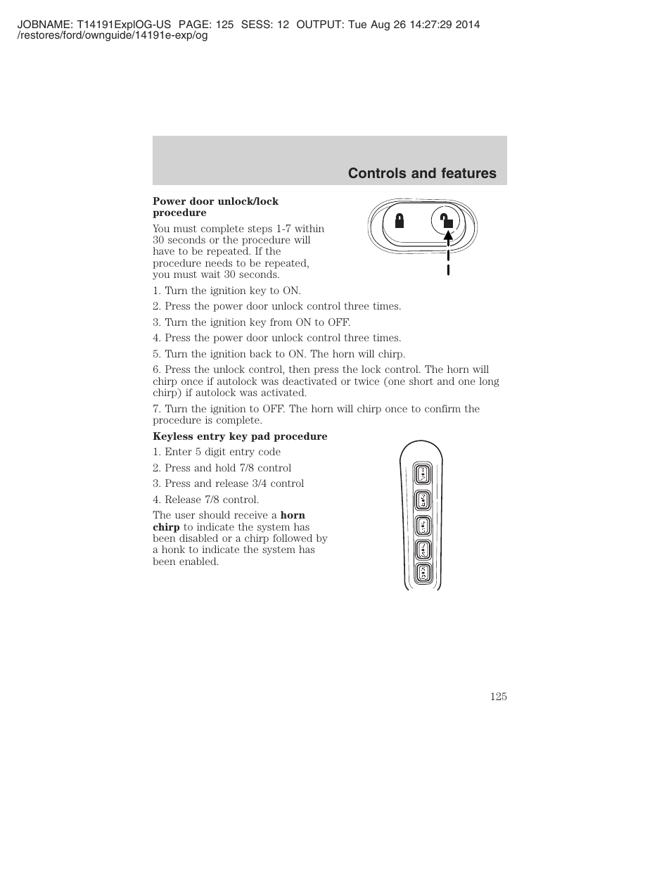 Controls and features | FORD 2002 Explorer v.2 User Manual | Page 125 / 328