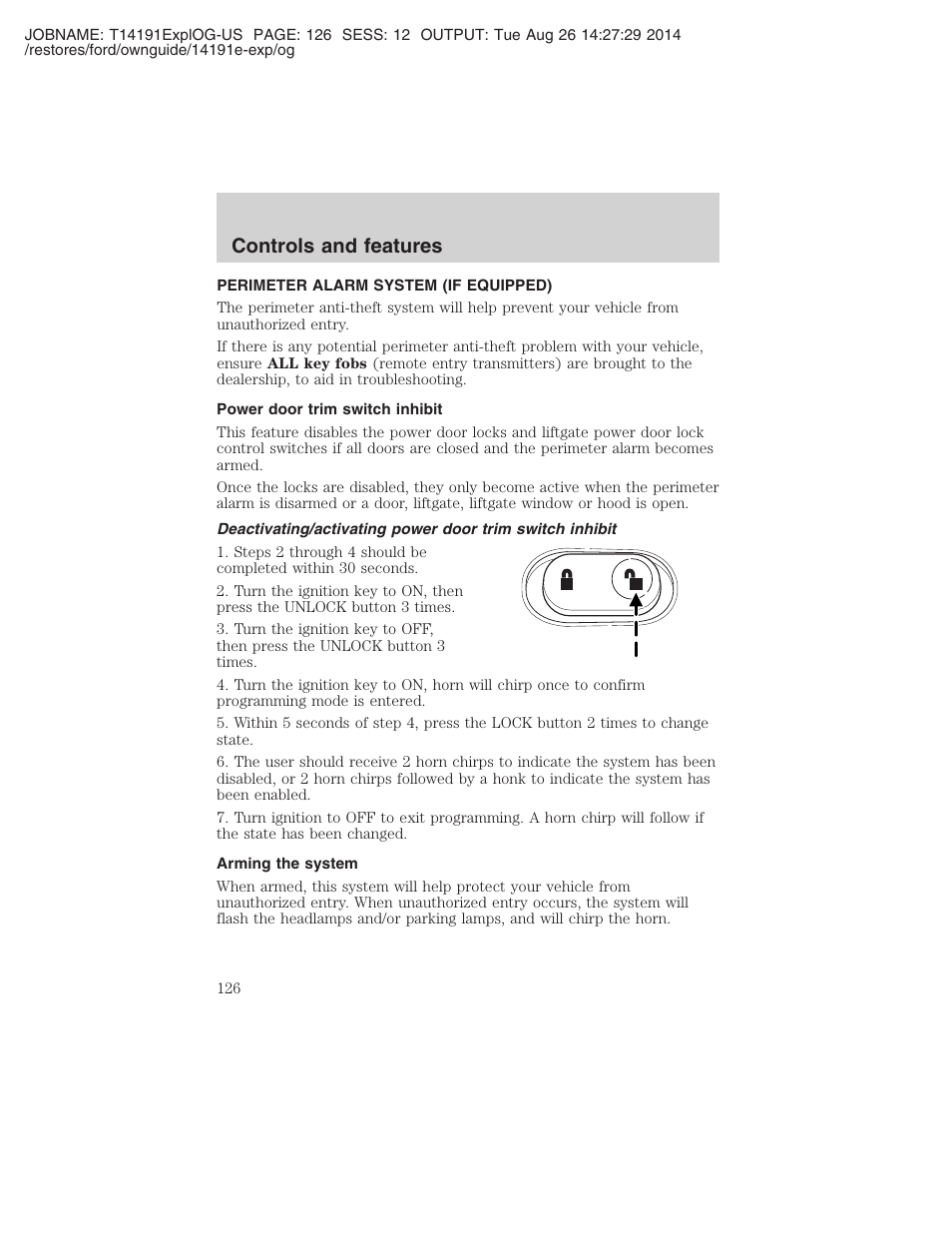 Controls and features | FORD 2002 Explorer v.2 User Manual | Page 126 / 328