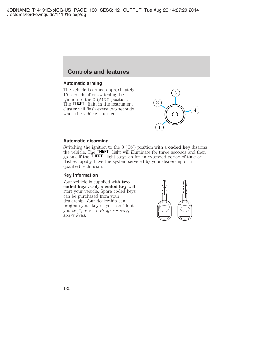 Controls and features | FORD 2002 Explorer v.2 User Manual | Page 130 / 328