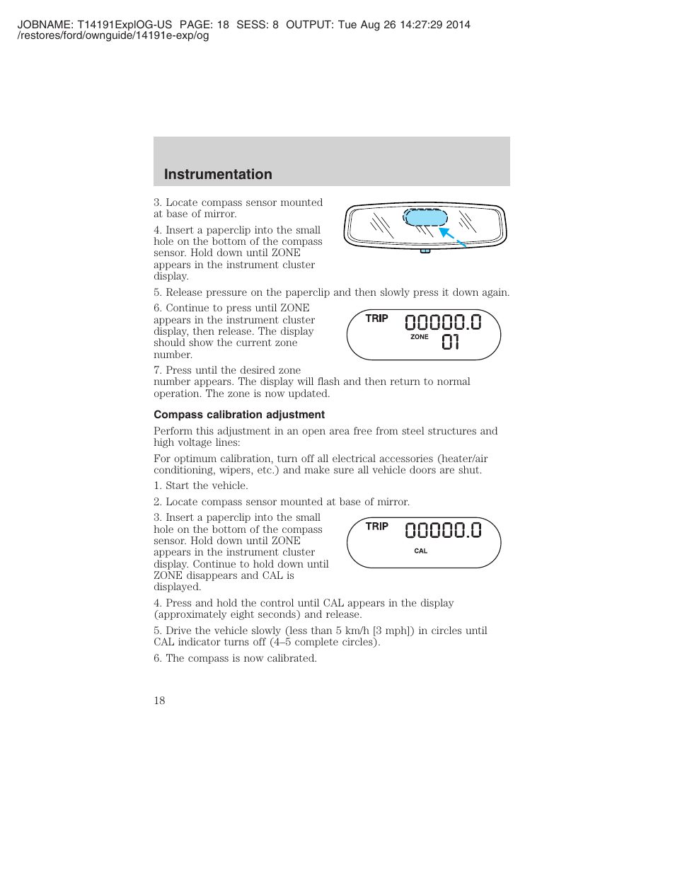 Instrumentation | FORD 2002 Explorer v.2 User Manual | Page 18 / 328
