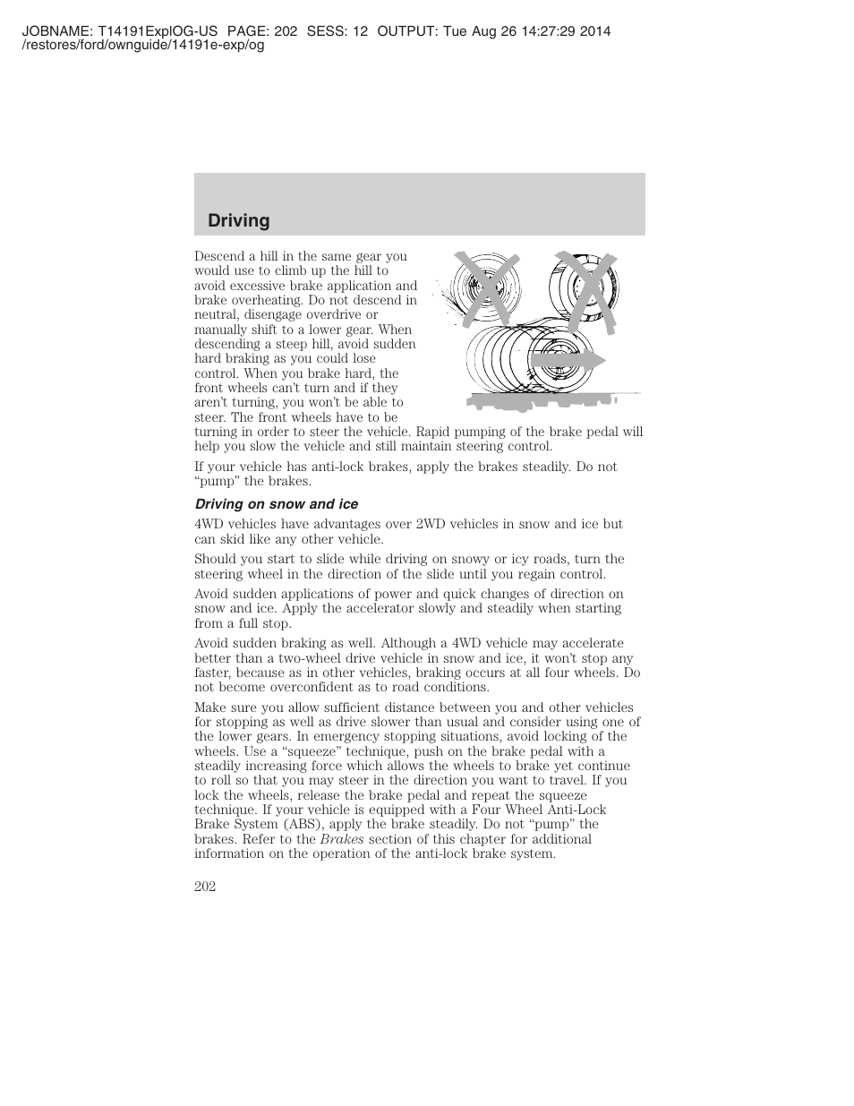 Driving | FORD 2002 Explorer v.2 User Manual | Page 202 / 328