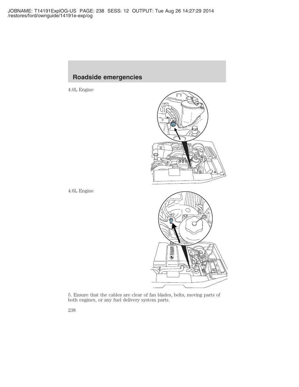 Roadside emergencies | FORD 2002 Explorer v.2 User Manual | Page 238 / 328