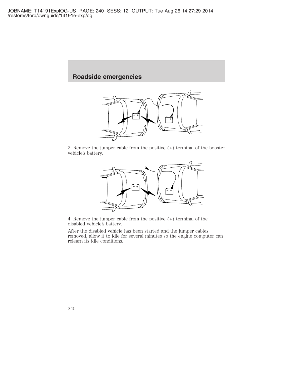 Roadside emergencies | FORD 2002 Explorer v.2 User Manual | Page 240 / 328