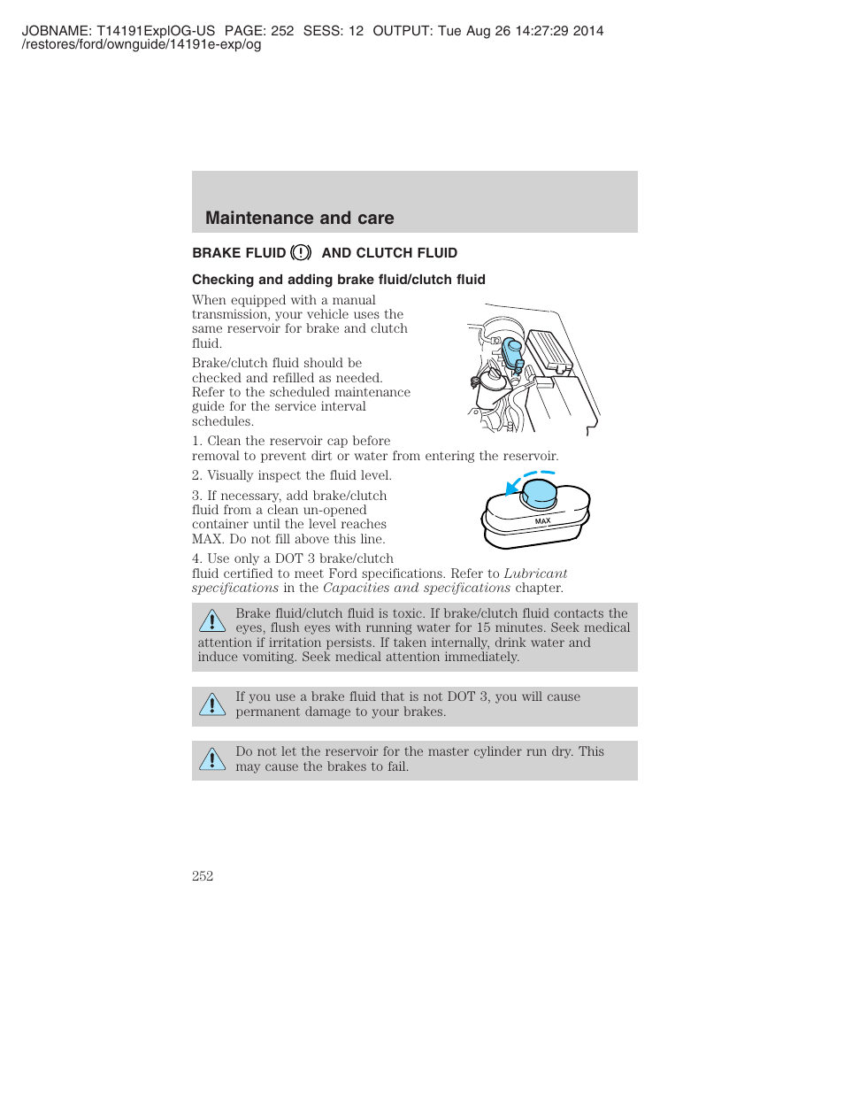 Maintenance and care | FORD 2002 Explorer v.2 User Manual | Page 252 / 328