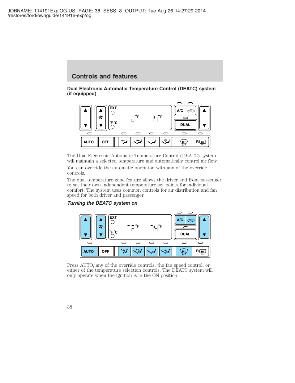 Controls and features | FORD 2002 Explorer v.2 User Manual | Page 38 / 328