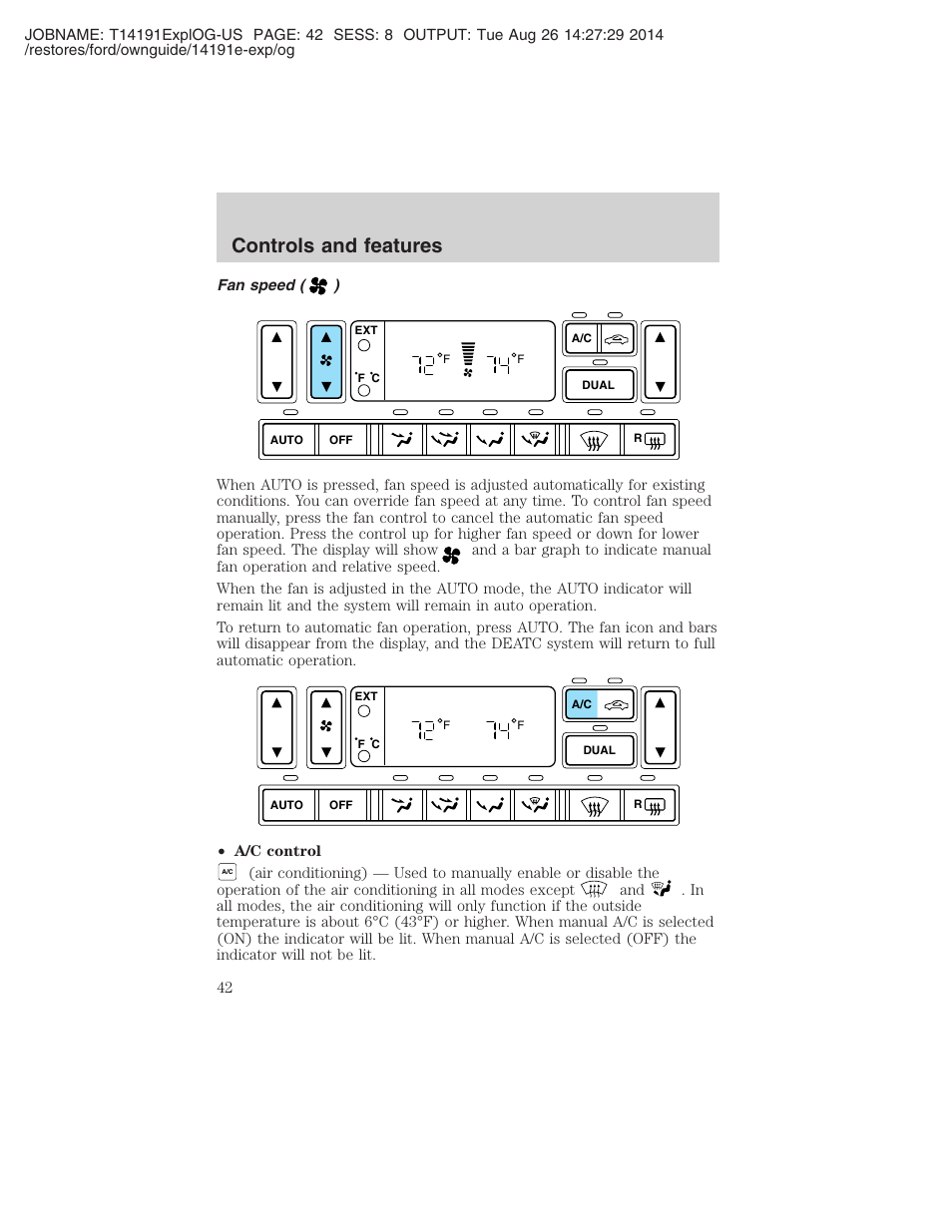 Controls and features | FORD 2002 Explorer v.2 User Manual | Page 42 / 328