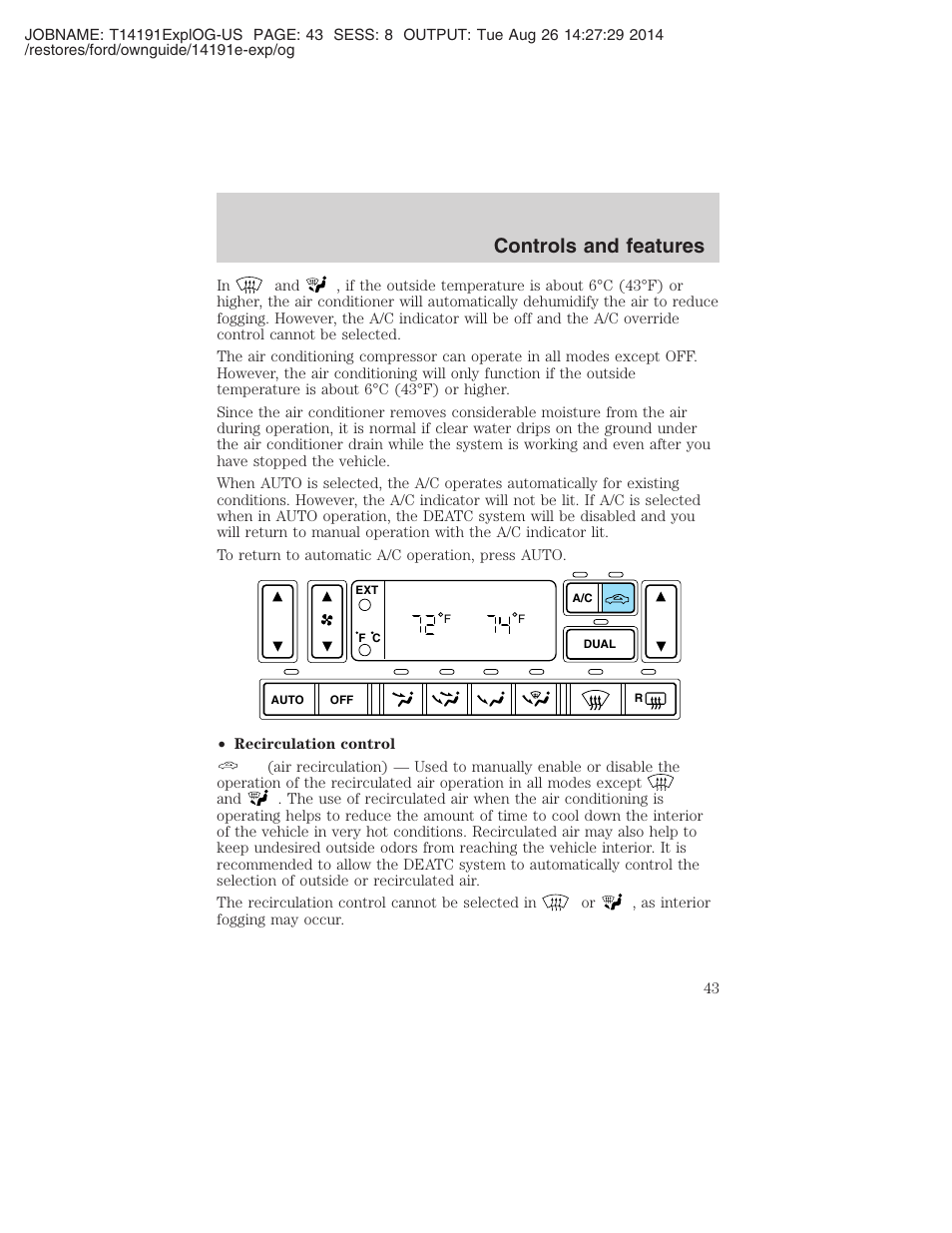 Controls and features | FORD 2002 Explorer v.2 User Manual | Page 43 / 328