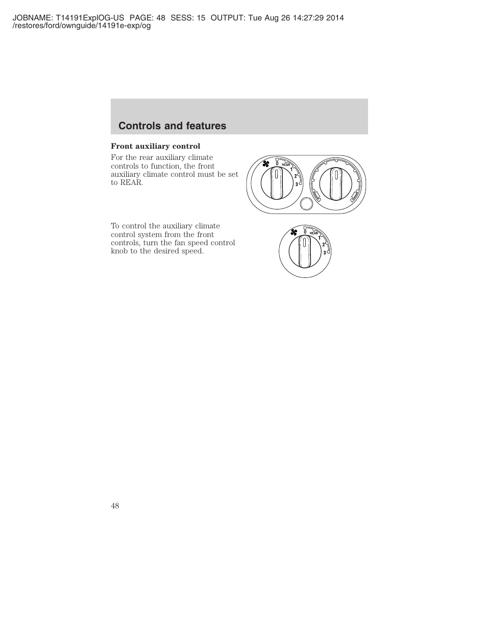 Controls and features | FORD 2002 Explorer v.2 User Manual | Page 48 / 328