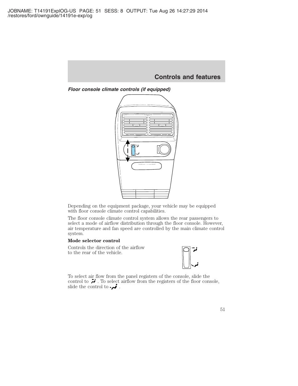 Controls and features | FORD 2002 Explorer v.2 User Manual | Page 51 / 328