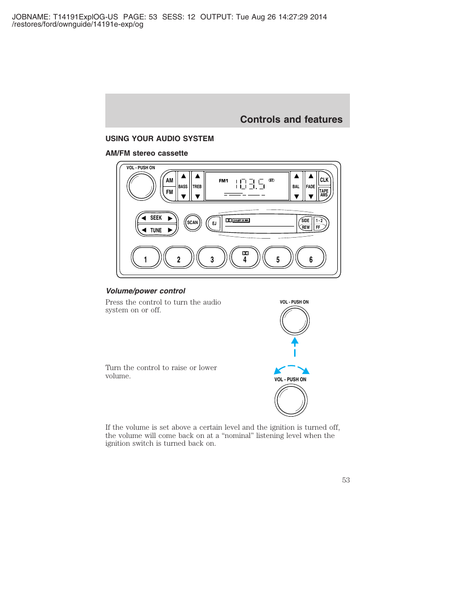 Controls and features | FORD 2002 Explorer v.2 User Manual | Page 53 / 328