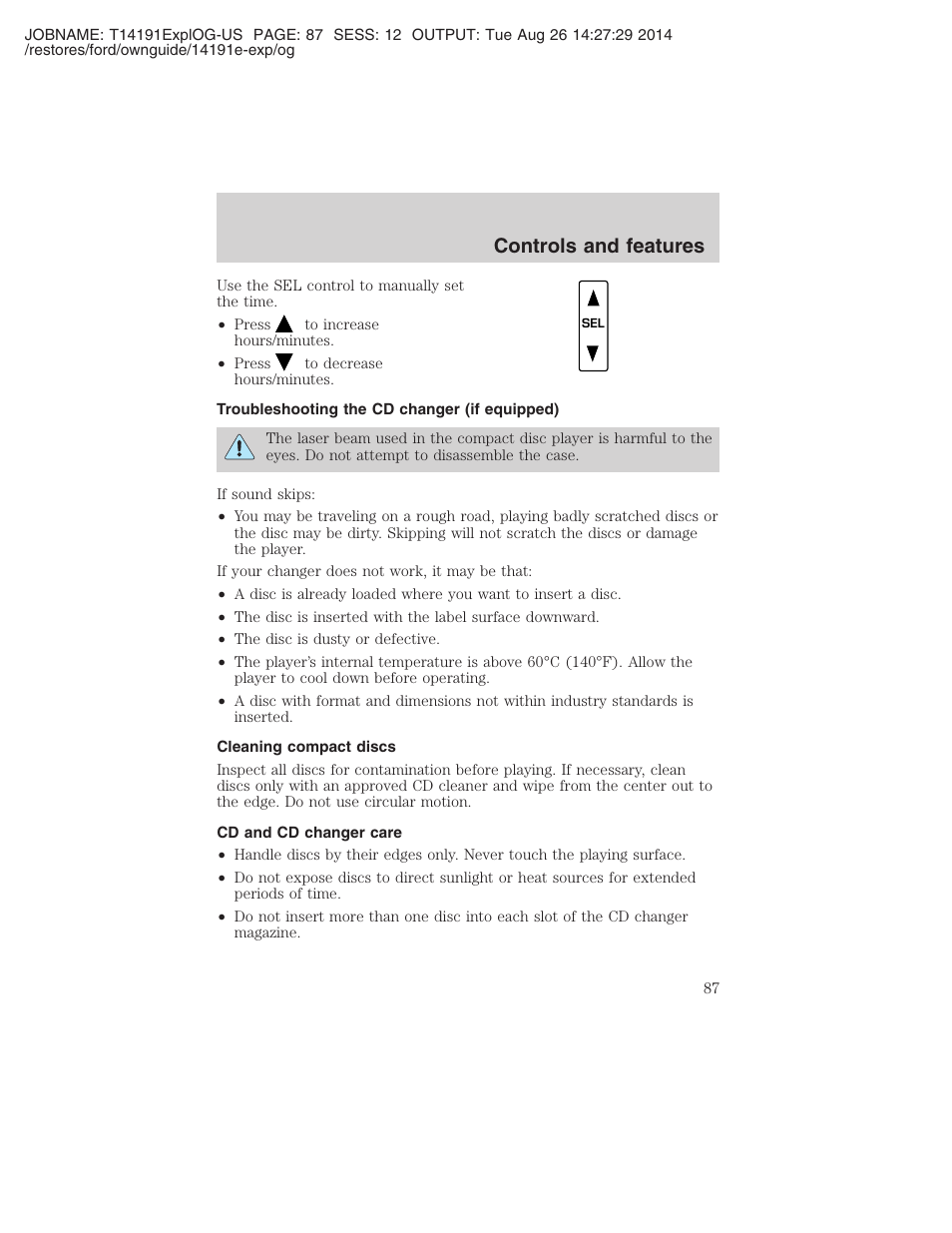 Controls and features | FORD 2002 Explorer v.2 User Manual | Page 87 / 328