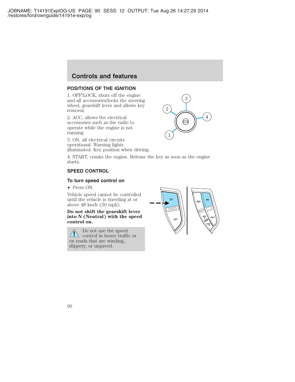 Controls and features | FORD 2002 Explorer v.2 User Manual | Page 90 / 328