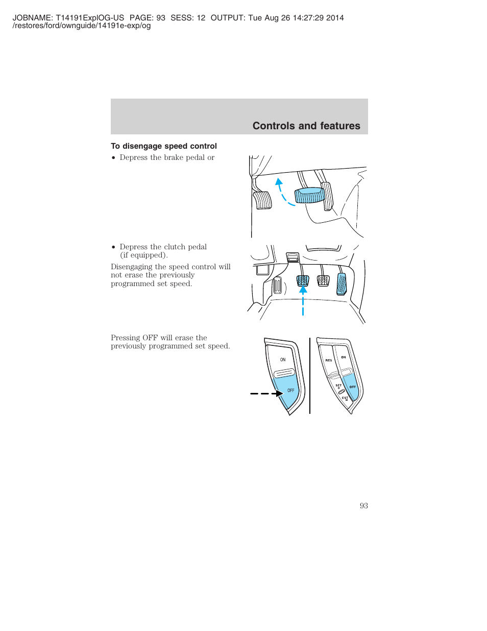 Controls and features | FORD 2002 Explorer v.2 User Manual | Page 93 / 328