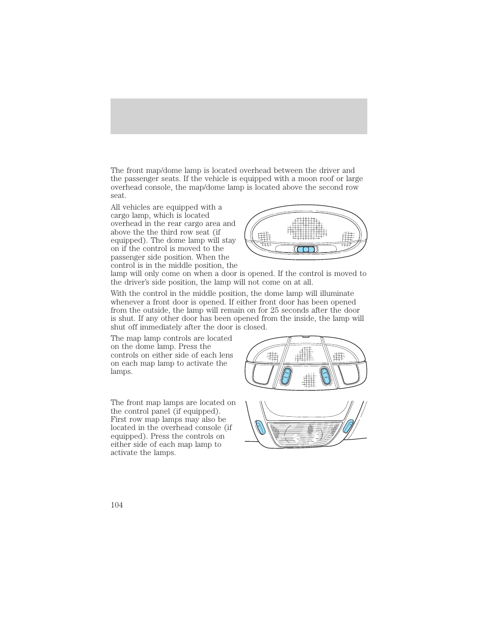 Controls and features | FORD 2002 Explorer v.3 User Manual | Page 104 / 336