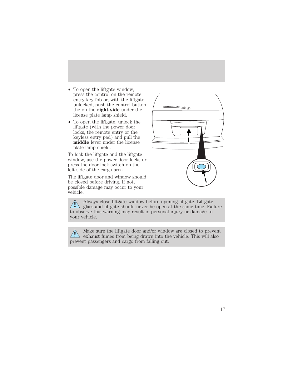 Controls and features | FORD 2002 Explorer v.3 User Manual | Page 117 / 336