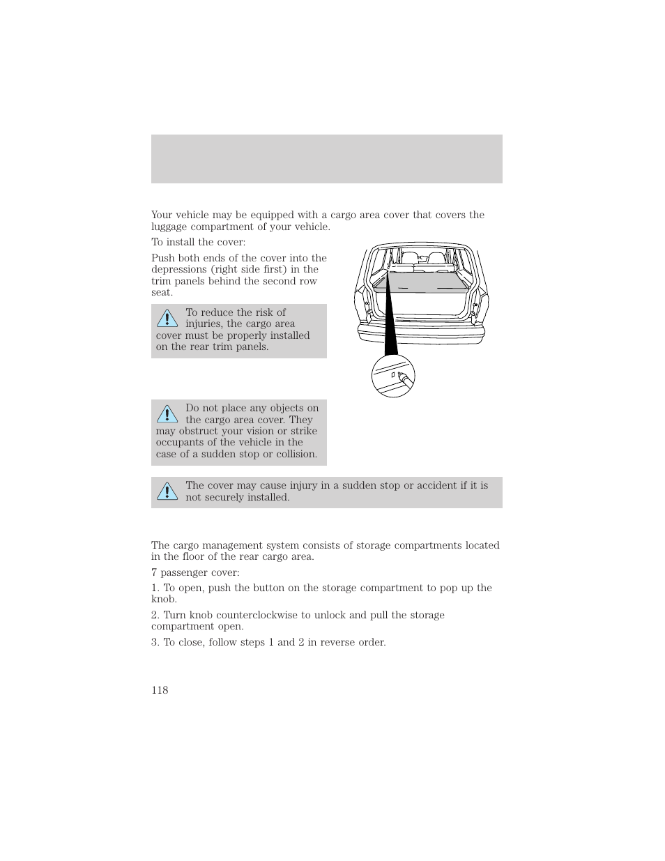 Controls and features | FORD 2002 Explorer v.3 User Manual | Page 118 / 336