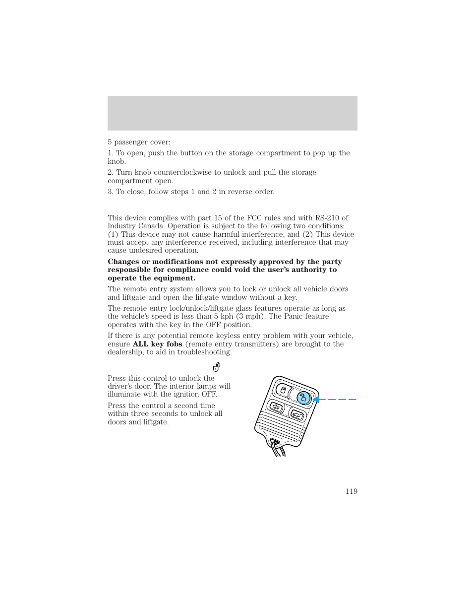 Controls and features | FORD 2002 Explorer v.3 User Manual | Page 119 / 336