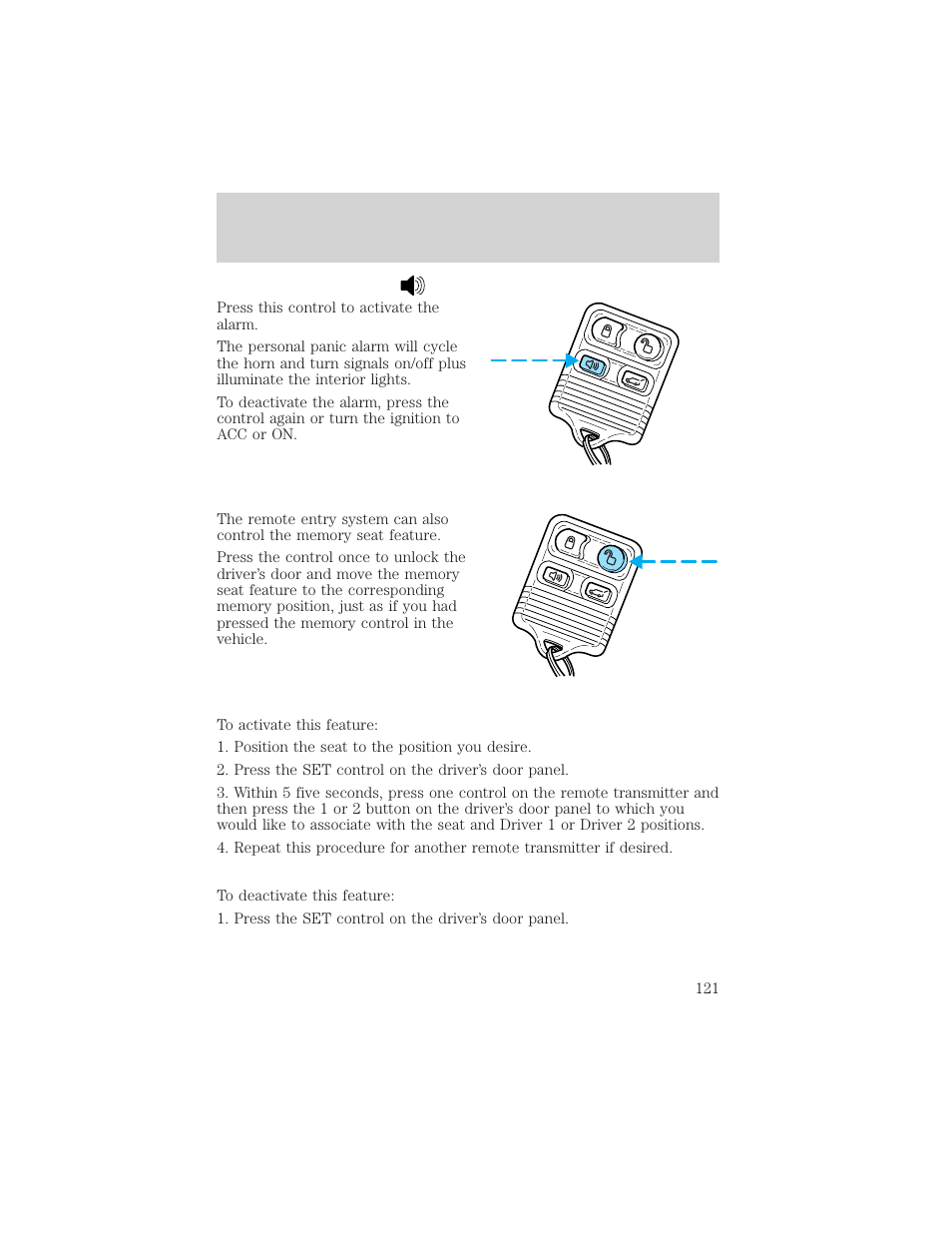 Controls and features | FORD 2002 Explorer v.3 User Manual | Page 121 / 336