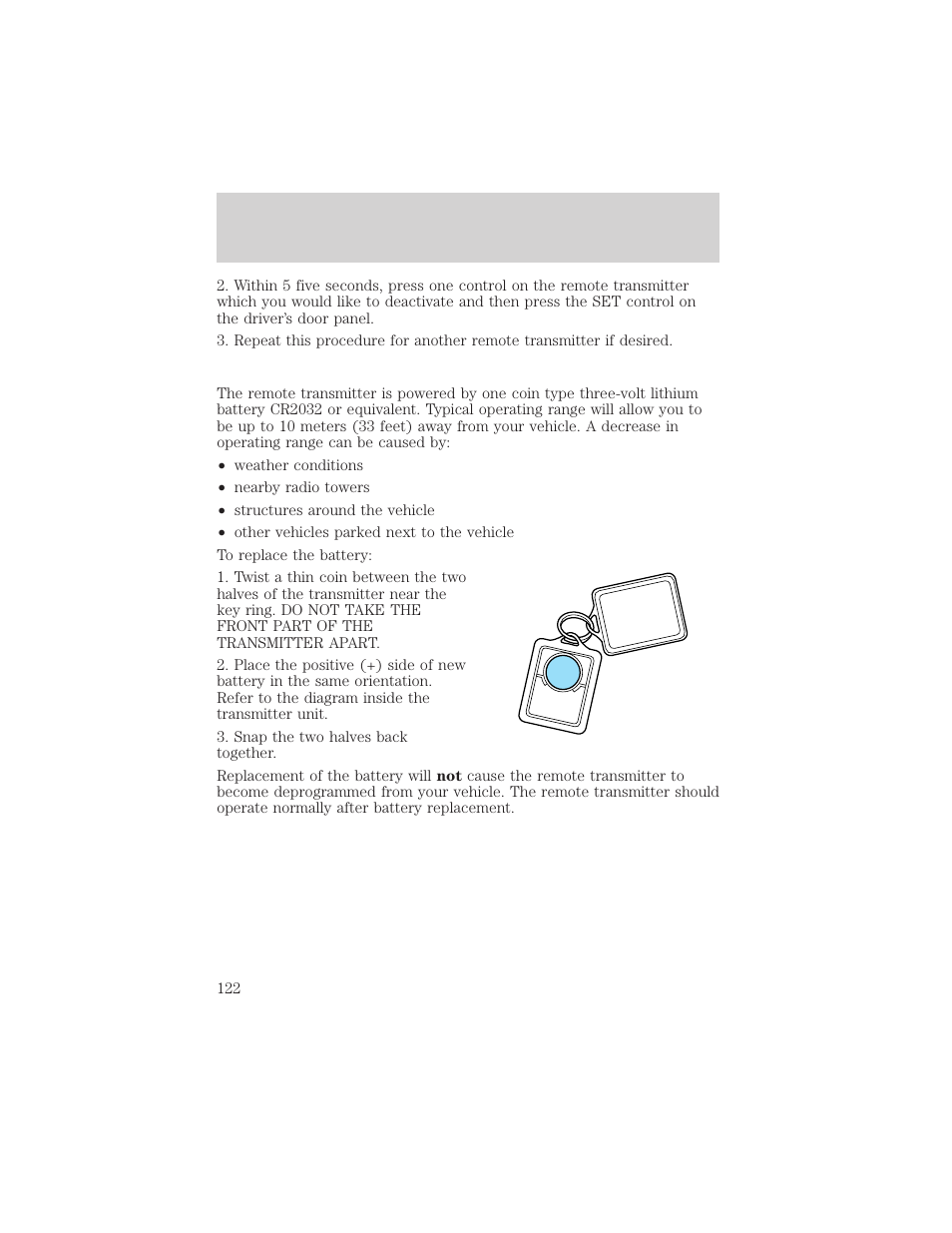 Controls and features | FORD 2002 Explorer v.3 User Manual | Page 122 / 336