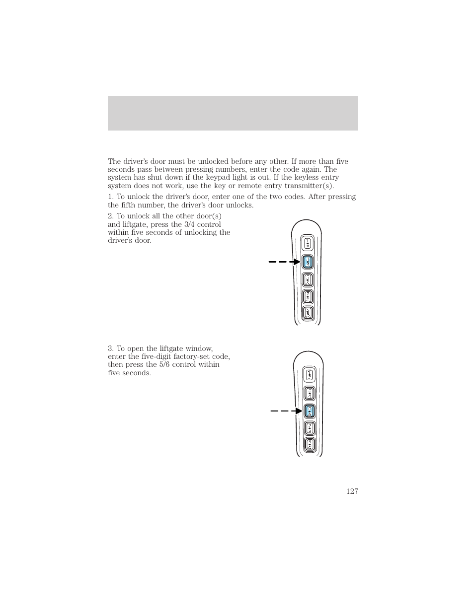 Controls and features | FORD 2002 Explorer v.3 User Manual | Page 127 / 336