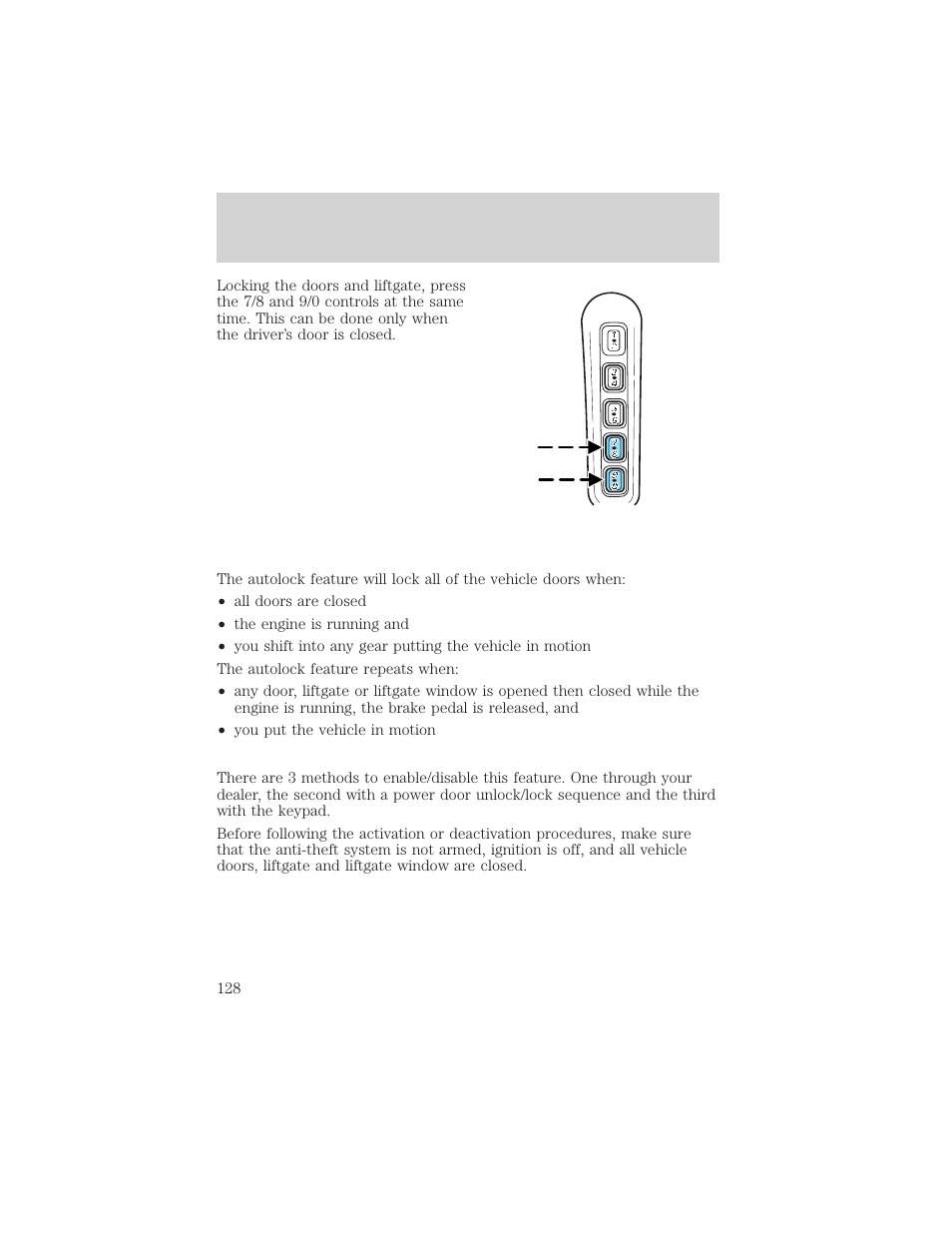 Controls and features | FORD 2002 Explorer v.3 User Manual | Page 128 / 336