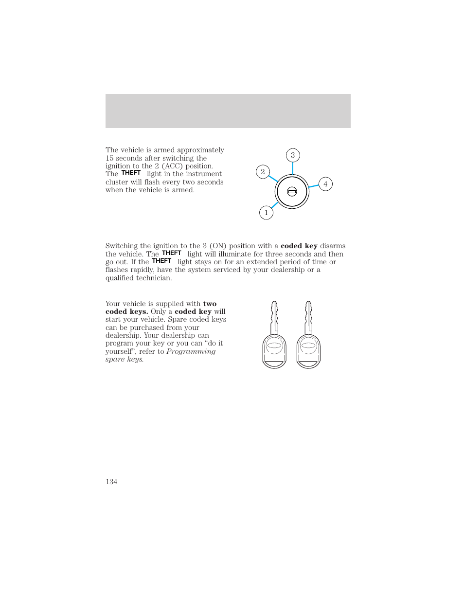 Controls and features | FORD 2002 Explorer v.3 User Manual | Page 134 / 336