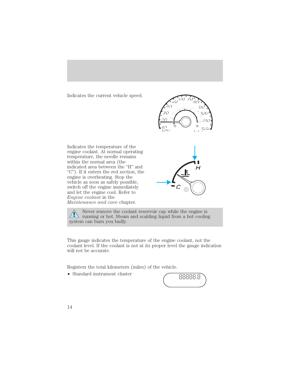 Instrumentation | FORD 2002 Explorer v.3 User Manual | Page 14 / 336