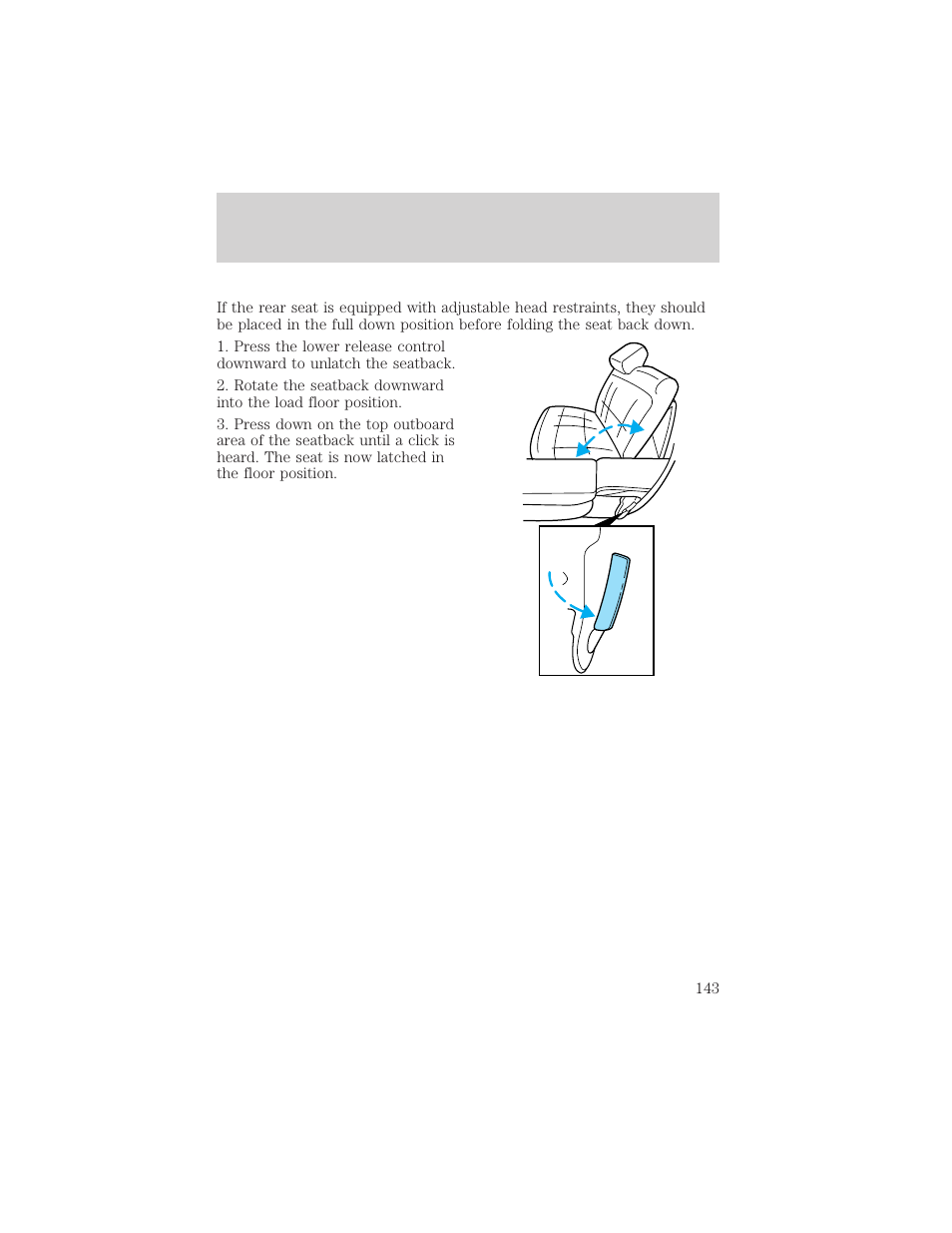 Seating and safety restraints | FORD 2002 Explorer v.3 User Manual | Page 143 / 336