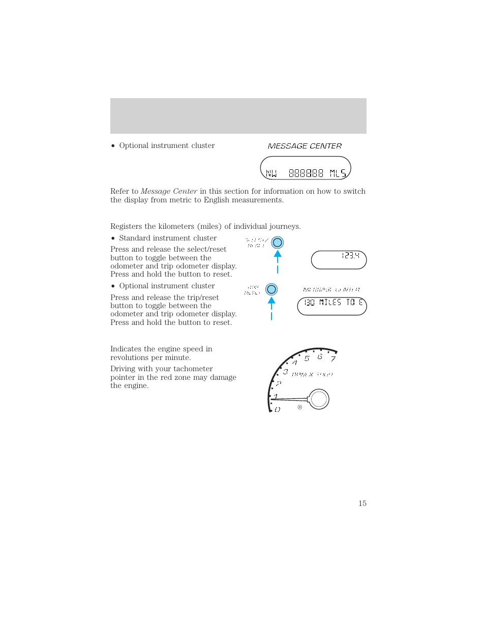 Instrumentation | FORD 2002 Explorer v.3 User Manual | Page 15 / 336