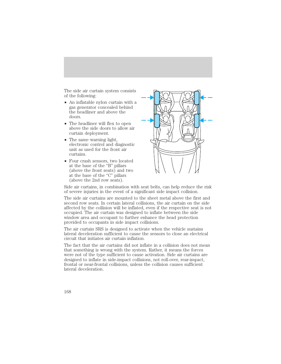 Seating and safety restraints | FORD 2002 Explorer v.3 User Manual | Page 168 / 336