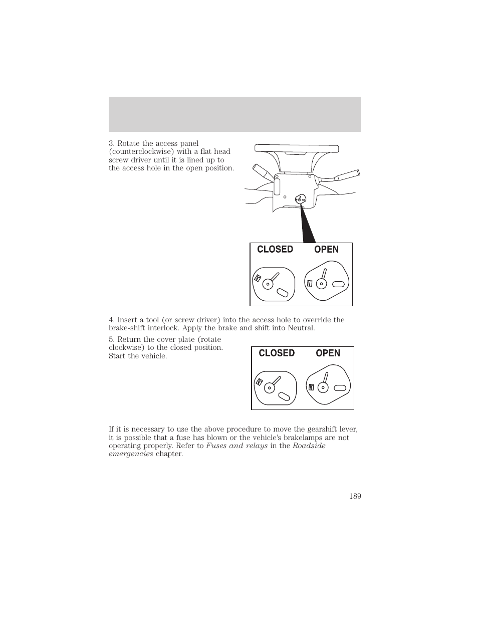 Driving | FORD 2002 Explorer v.3 User Manual | Page 189 / 336