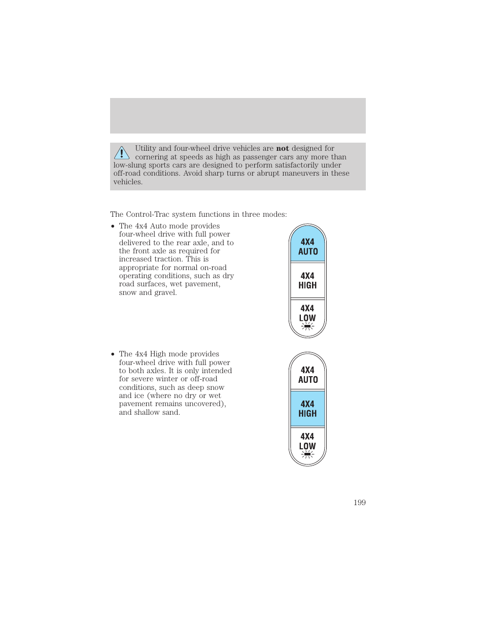Driving | FORD 2002 Explorer v.3 User Manual | Page 199 / 336