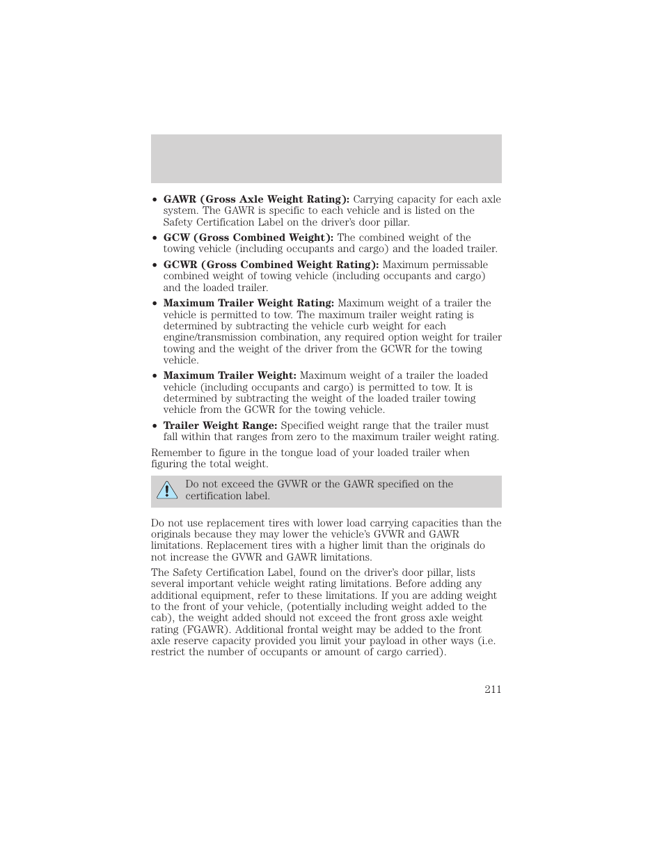 Driving | FORD 2002 Explorer v.3 User Manual | Page 211 / 336