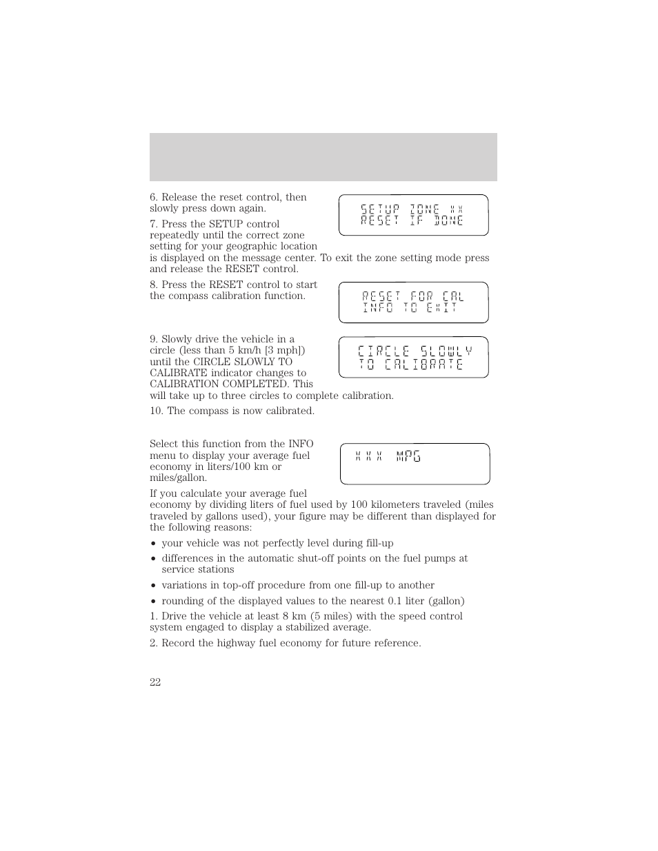 Instrumentation | FORD 2002 Explorer v.3 User Manual | Page 22 / 336