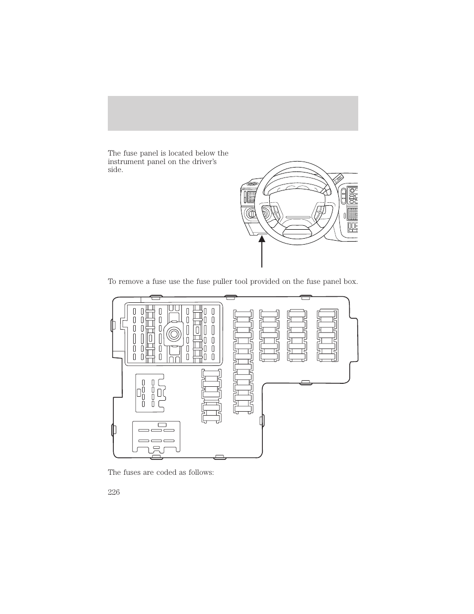 Roadside emergencies | FORD 2002 Explorer v.3 User Manual | Page 226 / 336