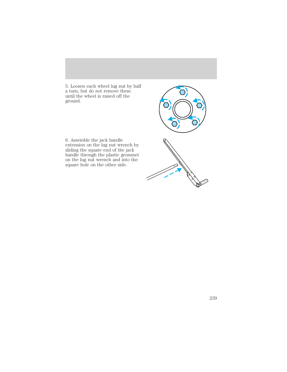 Roadside emergencies | FORD 2002 Explorer v.3 User Manual | Page 239 / 336