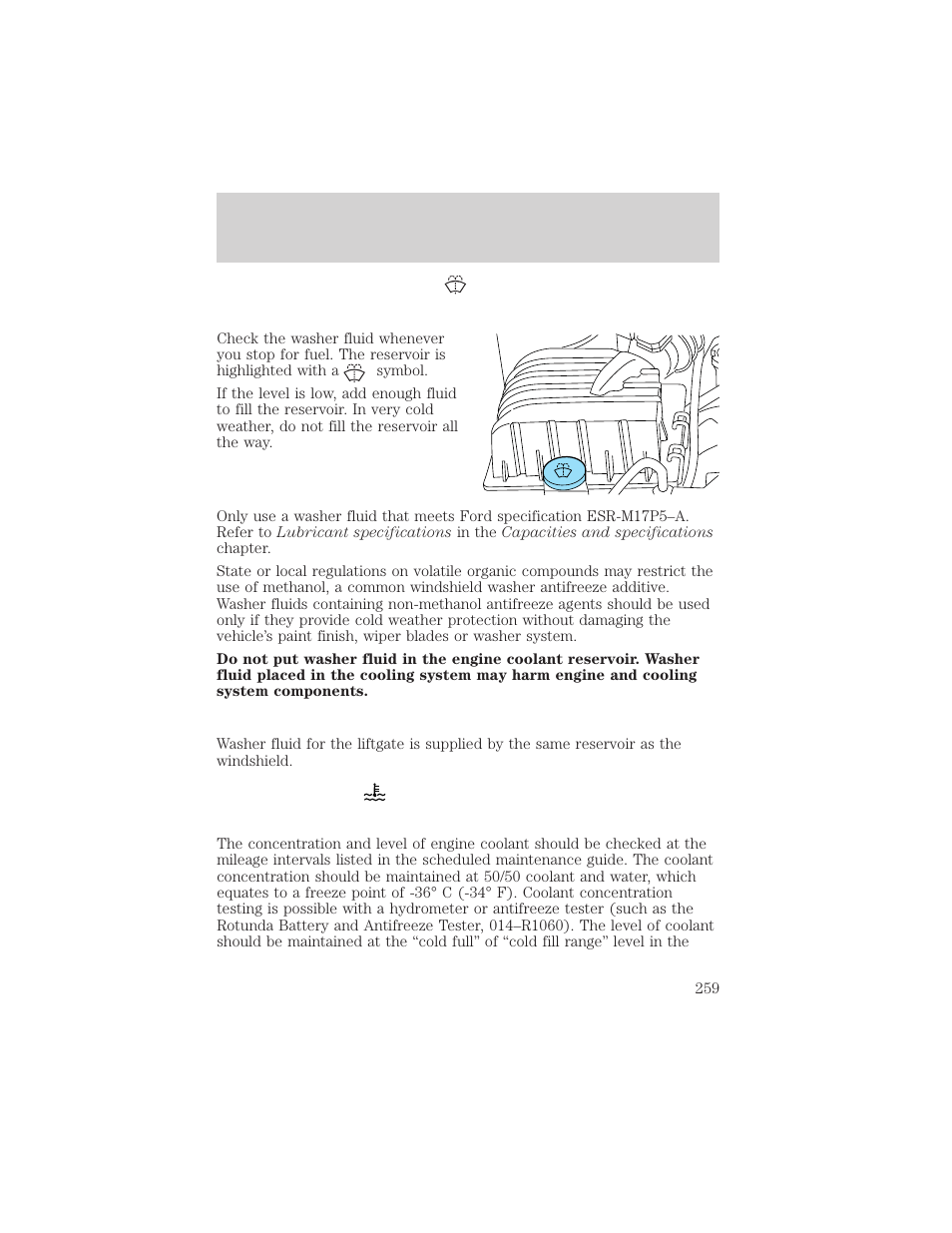Maintenance and care | FORD 2002 Explorer v.3 User Manual | Page 259 / 336