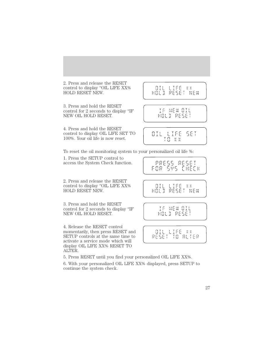 Instrumentation | FORD 2002 Explorer v.3 User Manual | Page 27 / 336