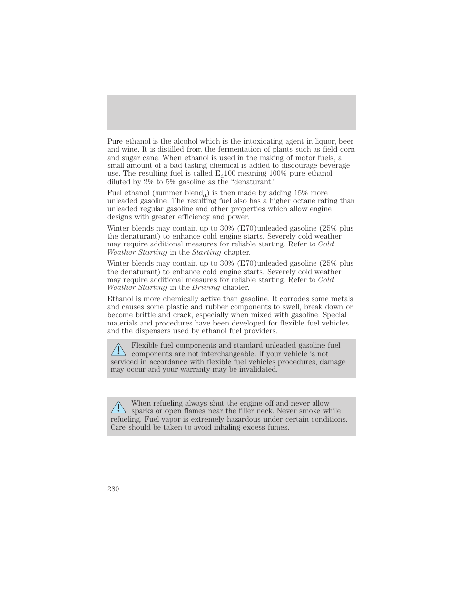 Maintenance and care | FORD 2002 Explorer v.3 User Manual | Page 280 / 336