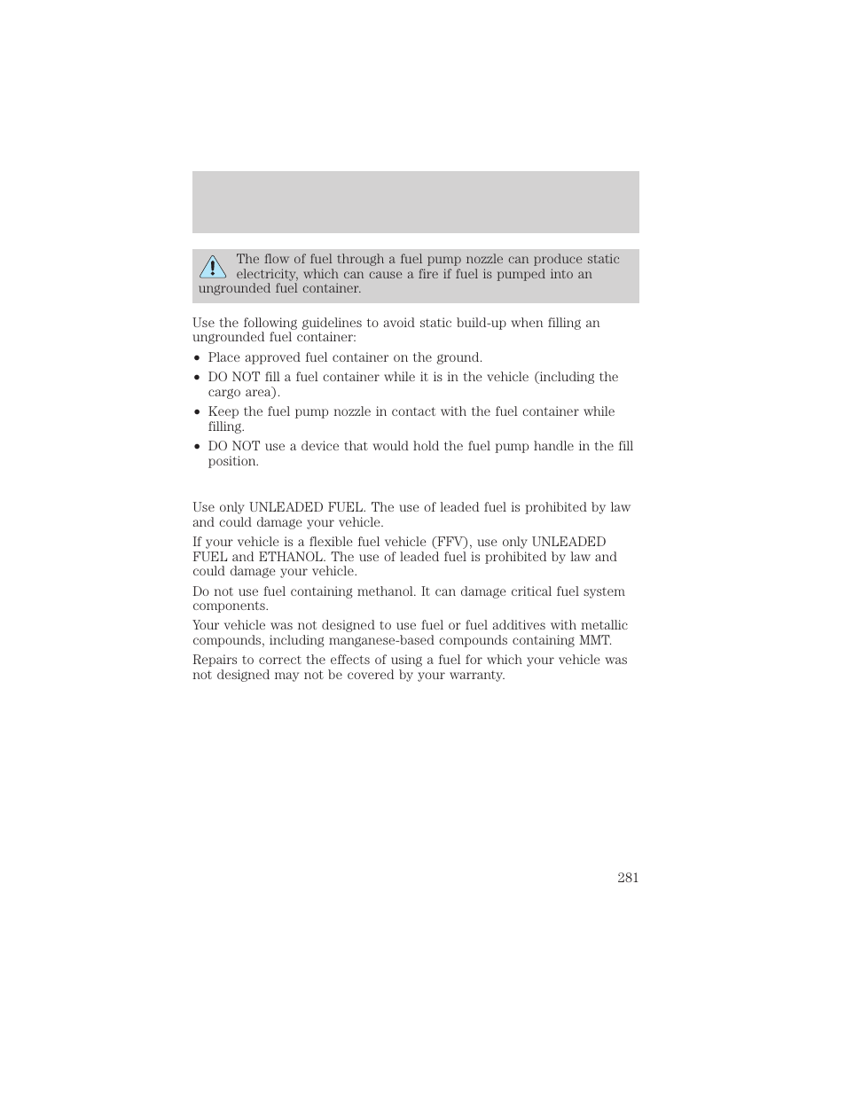 Maintenance and care | FORD 2002 Explorer v.3 User Manual | Page 281 / 336