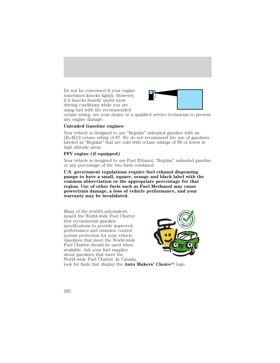 FORD 2002 Explorer v.3 User Manual | Page 282 / 336
