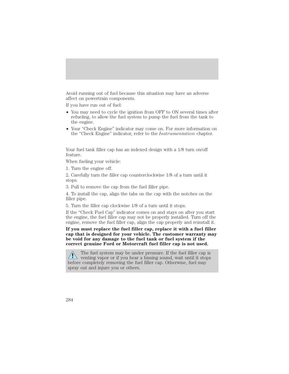 Maintenance and care | FORD 2002 Explorer v.3 User Manual | Page 284 / 336