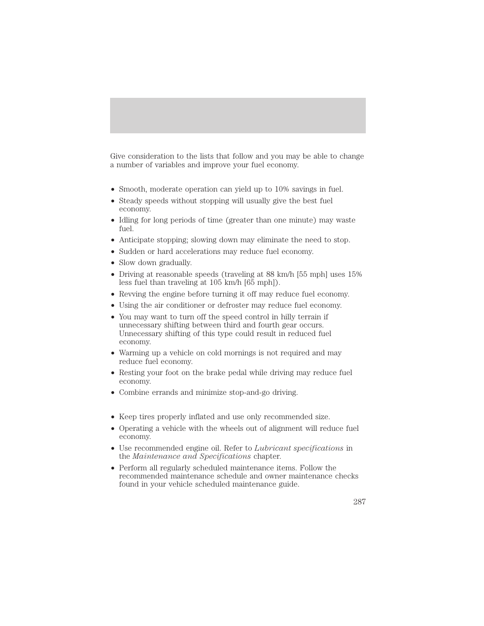 Maintenance and care | FORD 2002 Explorer v.3 User Manual | Page 287 / 336