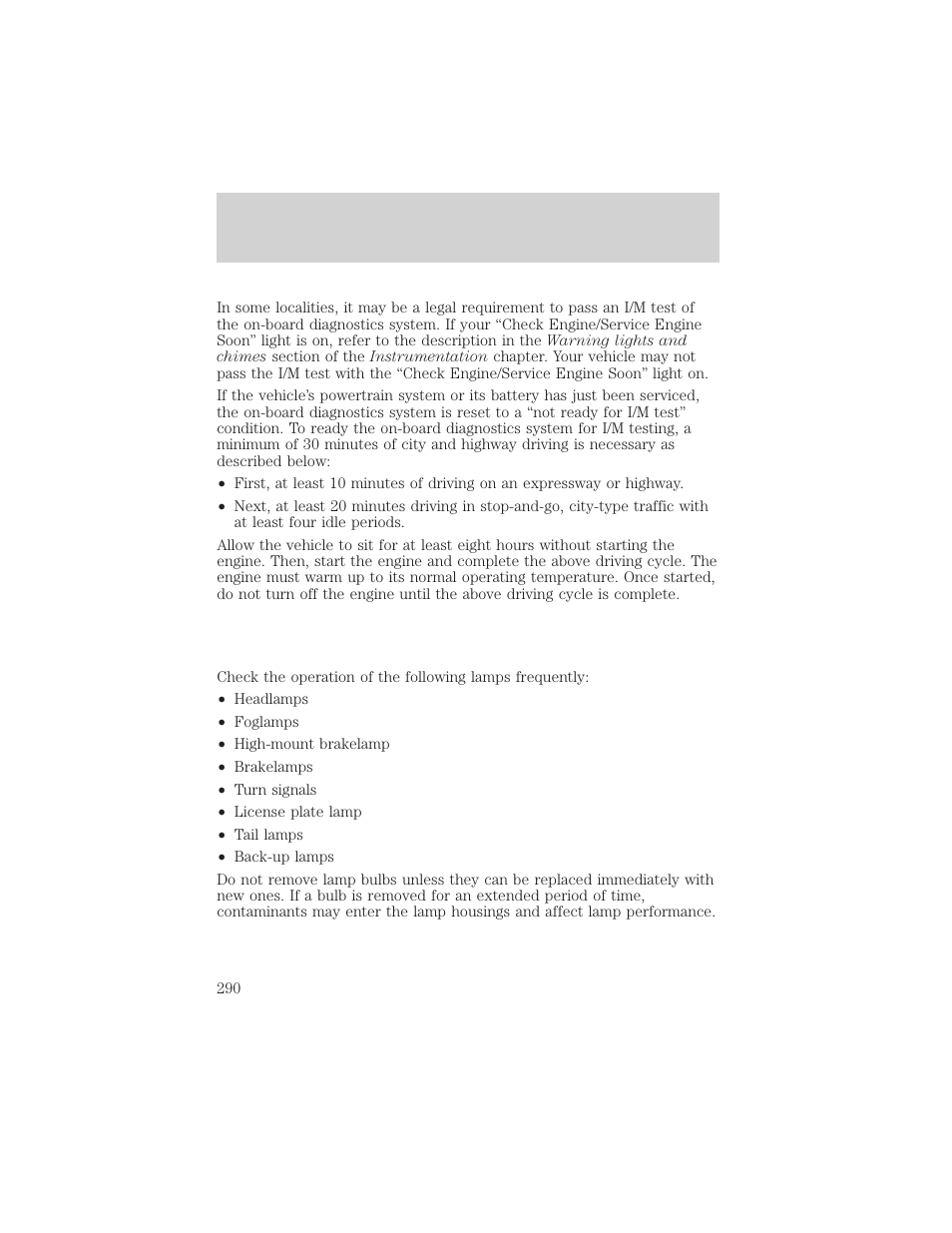 Maintenance and care | FORD 2002 Explorer v.3 User Manual | Page 290 / 336