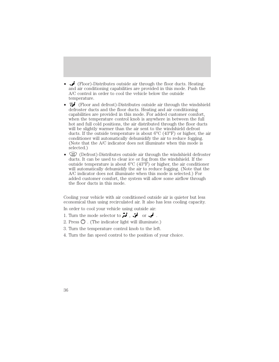 Controls and features | FORD 2002 Explorer v.3 User Manual | Page 36 / 336