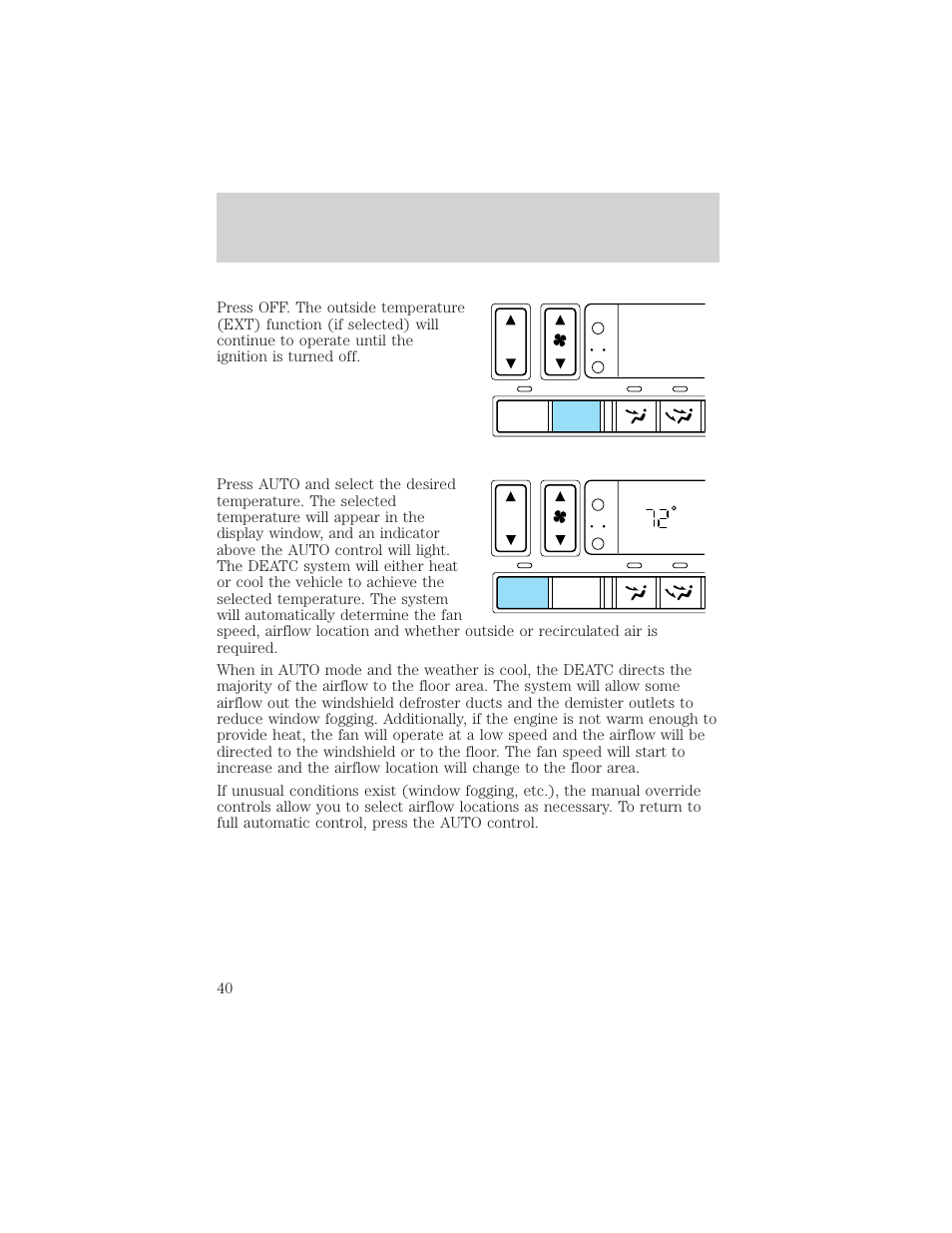 Controls and features | FORD 2002 Explorer v.3 User Manual | Page 40 / 336