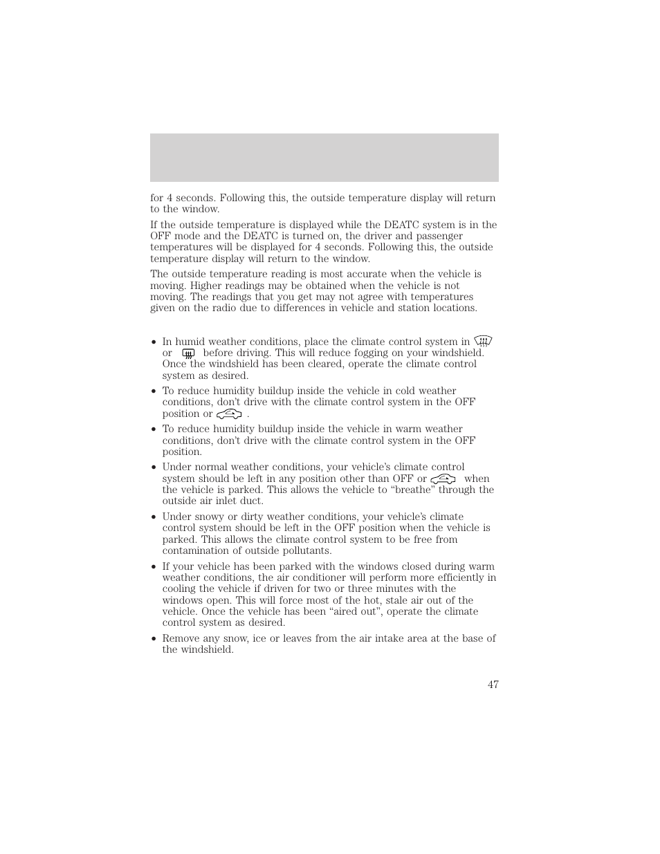 Controls and features | FORD 2002 Explorer v.3 User Manual | Page 47 / 336